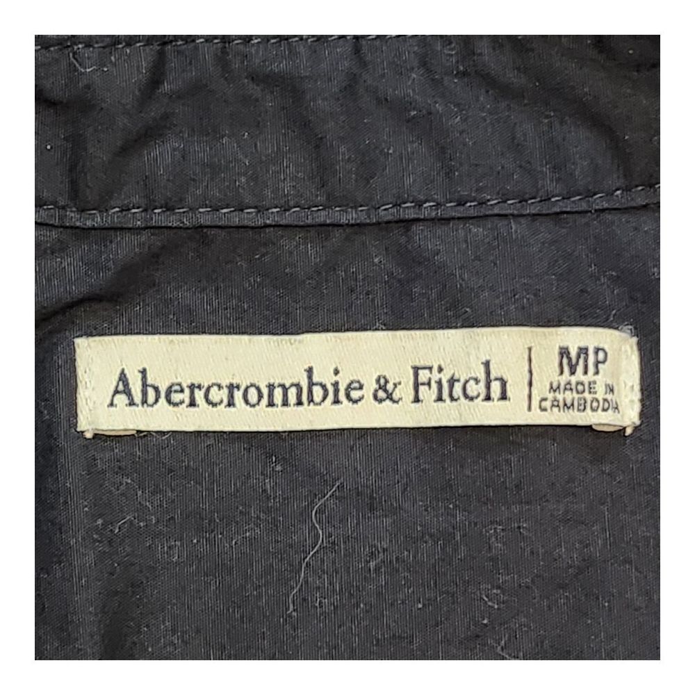 Abercrombie & Fitch A&F Women MP Medium Petite Black Long Sleeve Blouse Bodysuit - Picture 3 of 12